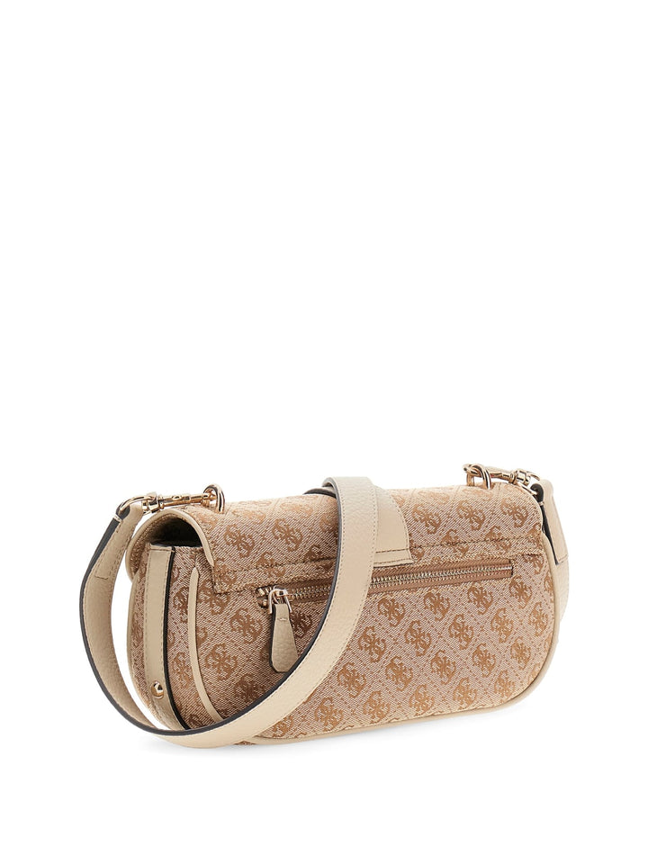 Guess Sac Bandoulière Jessa Girlfriend Sat Latte Logo