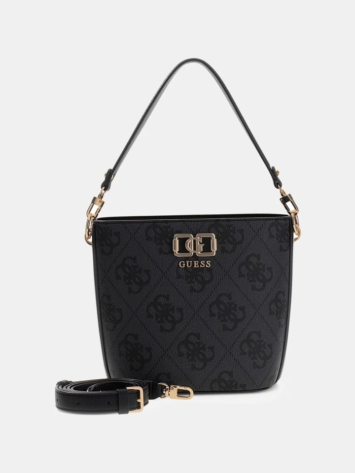 Guess Kabelka Karnilla Logo Bucket Coal Logo