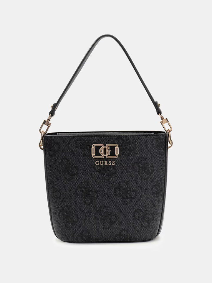 Guess Kabelka Karnilla Logo Bucket Coal Logo