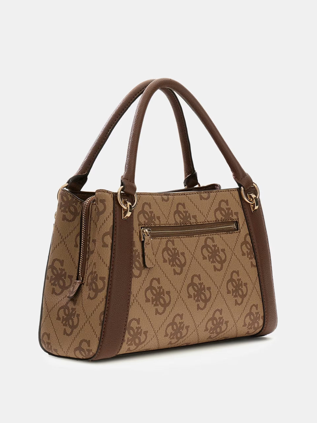 Guess Handtaschen Karnilla Logo Bucket Latte Logo/Braun