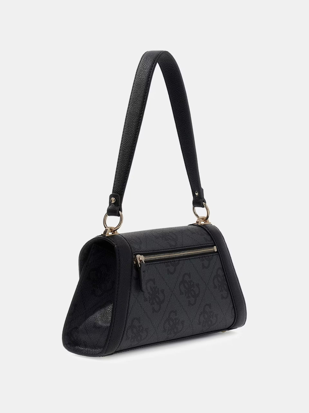 Guess Karnilla Logo Bucket håndtaske Coal Logo