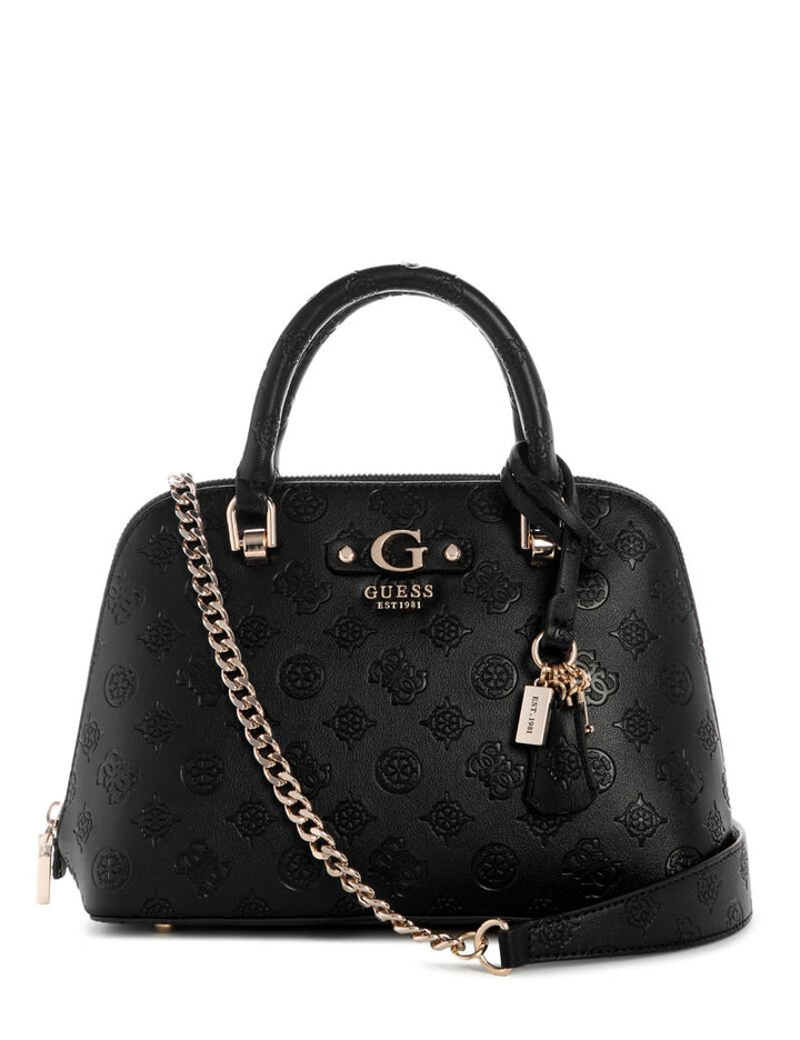 Guess Schëllertasch Dita Dome Satchel Black Logo PD760205