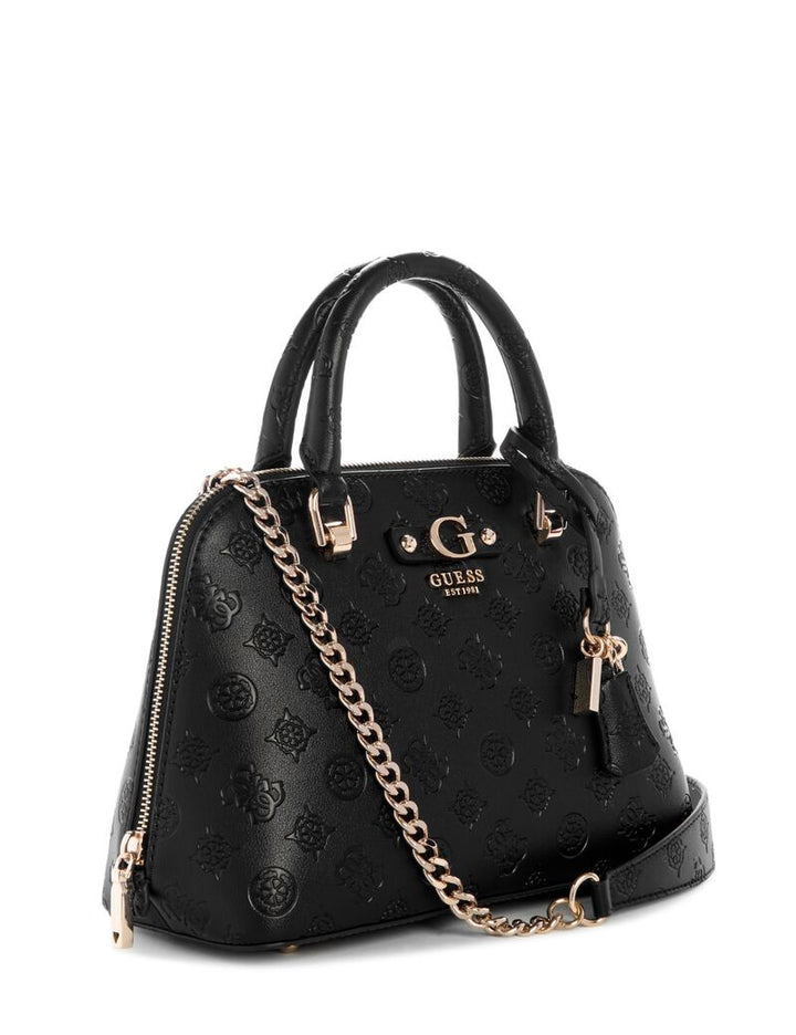 Guess Schëllertasch Dita Dome Satchel Black Logo PD760205