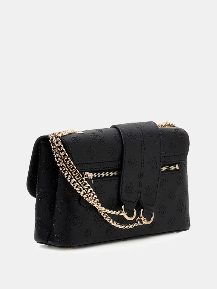 Guess Borsa a tracolla Dita Dome Satchel Black Logo