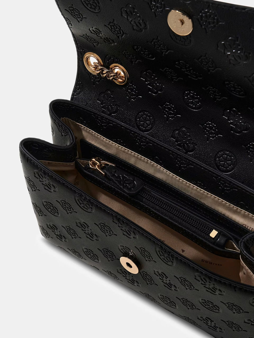 Guess Borsa a tracolla Dita Dome Satchel Black Logo