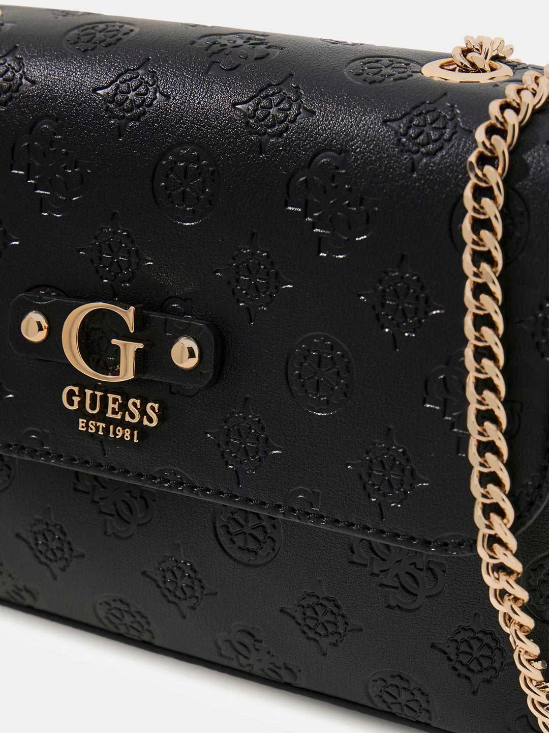Guess Borsa a tracolla Dita Dome Satchel Black Logo