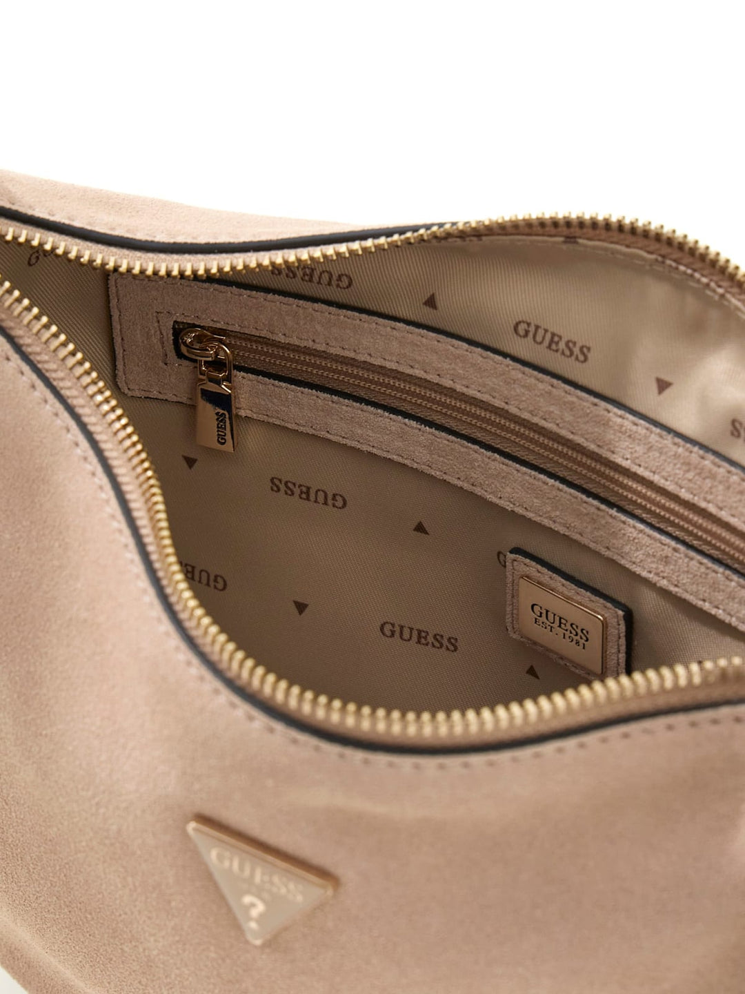 Guess Umhängetasche Danya Hobo-Tasche Schulter Taupe