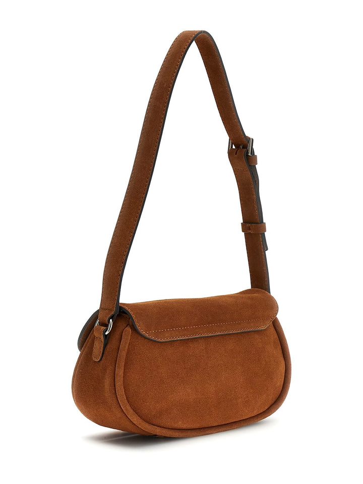 Guess Sac Bandoulière Danya Hobo Shoulder Cognac