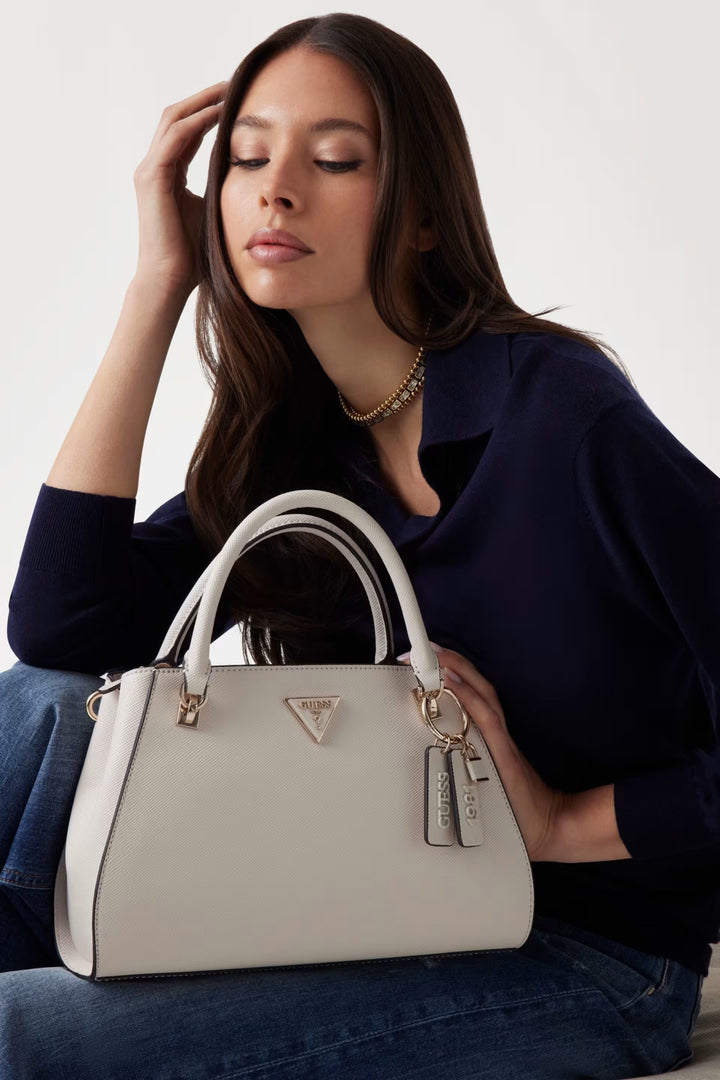 Guess Handtasche mat Schëllerband Bone ZG787907