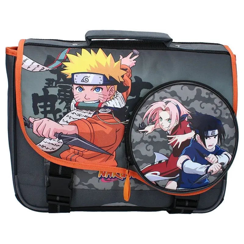 Naruto Cartable Gris-Noir Lucky Bag™