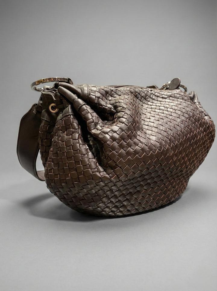Bolso de mano de cuero Lancel marrón de cuero