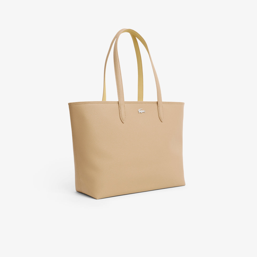 Lacoste Sac cabas zippé Anna Viennois Soja