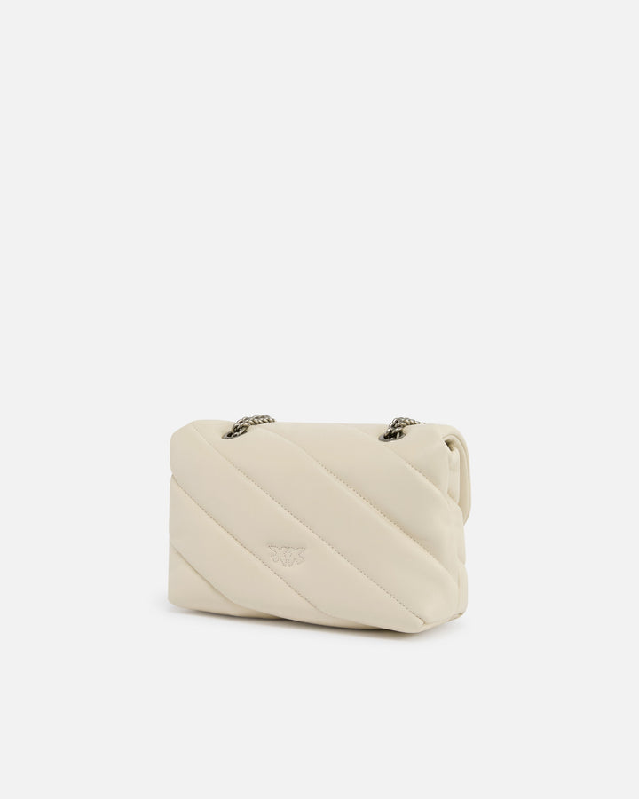 Pinko Täsch Love Puff Mini Cl Schof Nappa Wäiss A0F2Z14O