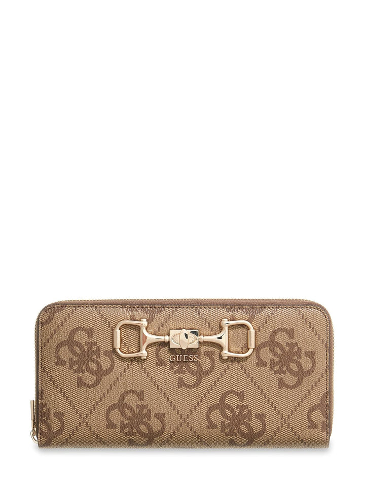 Guess Compagnon Karnilla Logo Slg Lr Latte Logo