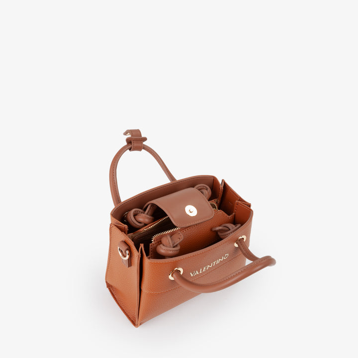 Valentino Borsa Shopper Alexia Marrone Donna Cuoio