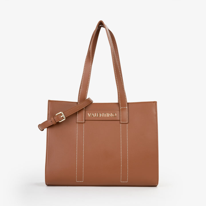 Valentino Taske Shopper Aury Re Marron Femme VBS9OB01 Cuoio