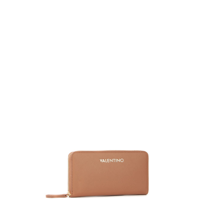 Valentino Portefeuille Zero Re Marron Femme Cuoio