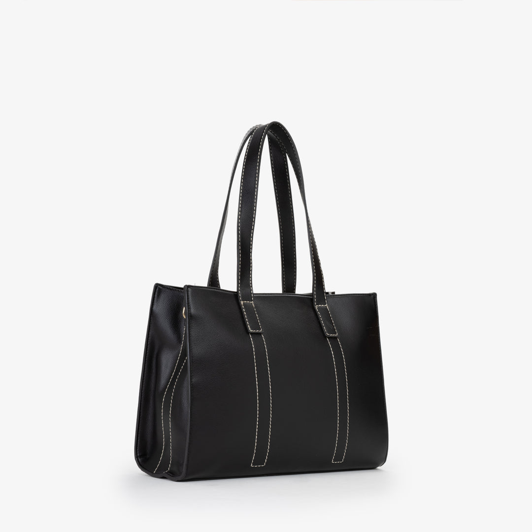 Valentino Aury Re Shopper Taske Sort