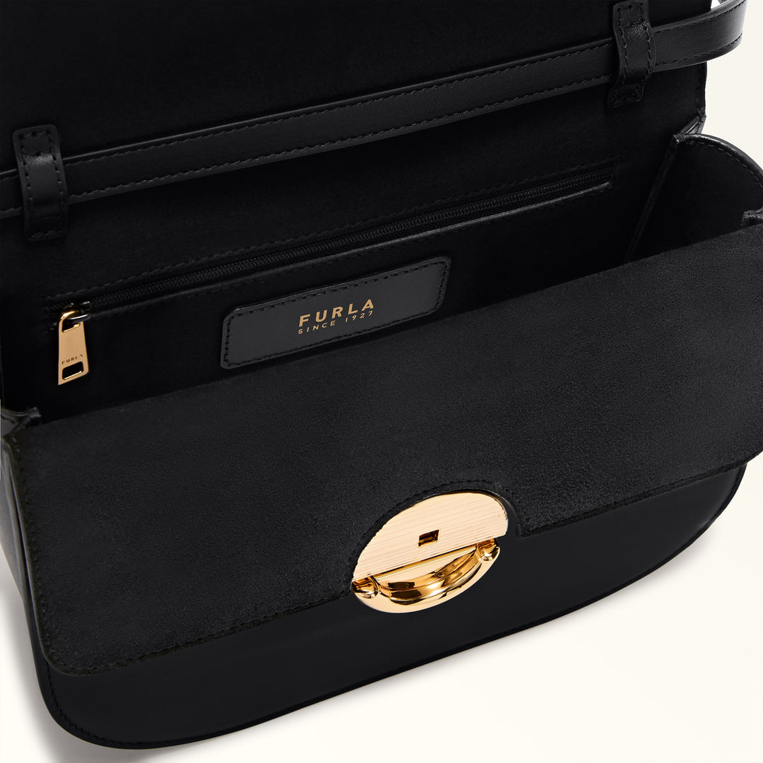 Furla Shoulder Bag S Sfera Leather Black