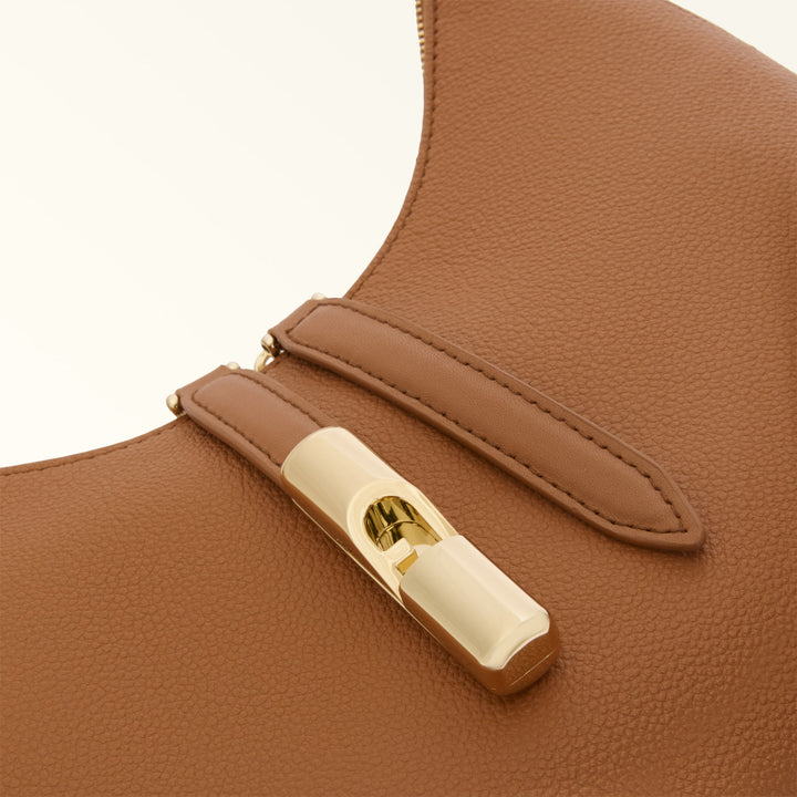 Furla Shoulder Bag S Goccia Leather Brown