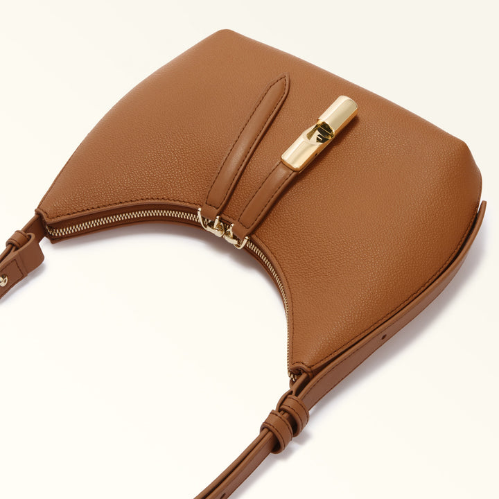 Furla Shoulder Bag S Goccia Leather Brown