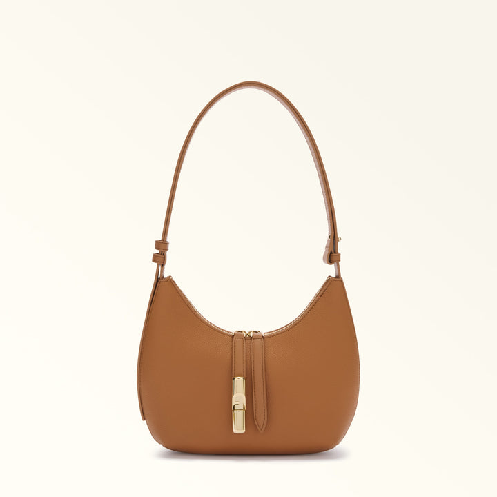 Furla Shoulder Bag S Goccia Leather Brown