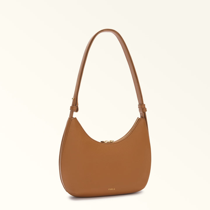Furla Shoulder Bag S Goccia Leather Brown