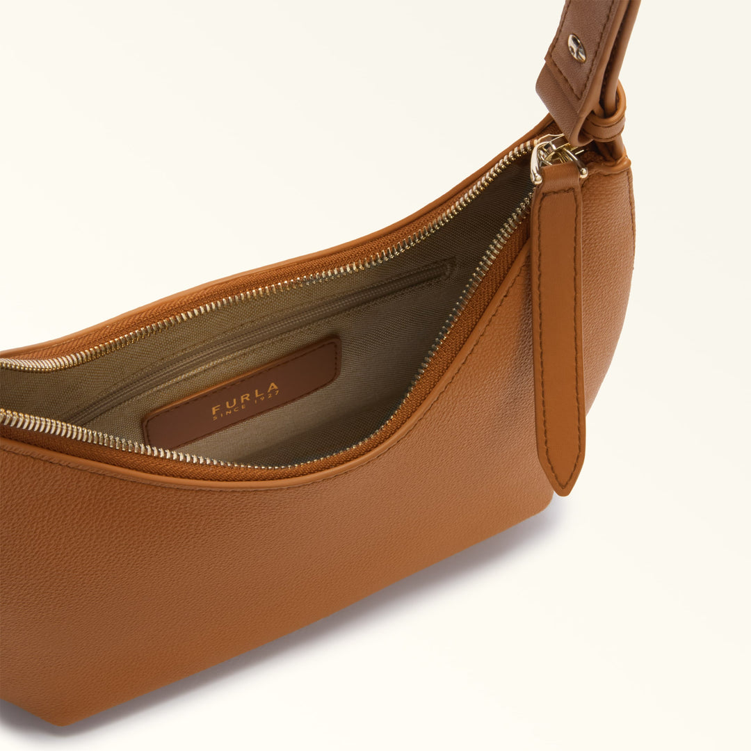 Furla Shoulder Bag S Goccia Leather Brown