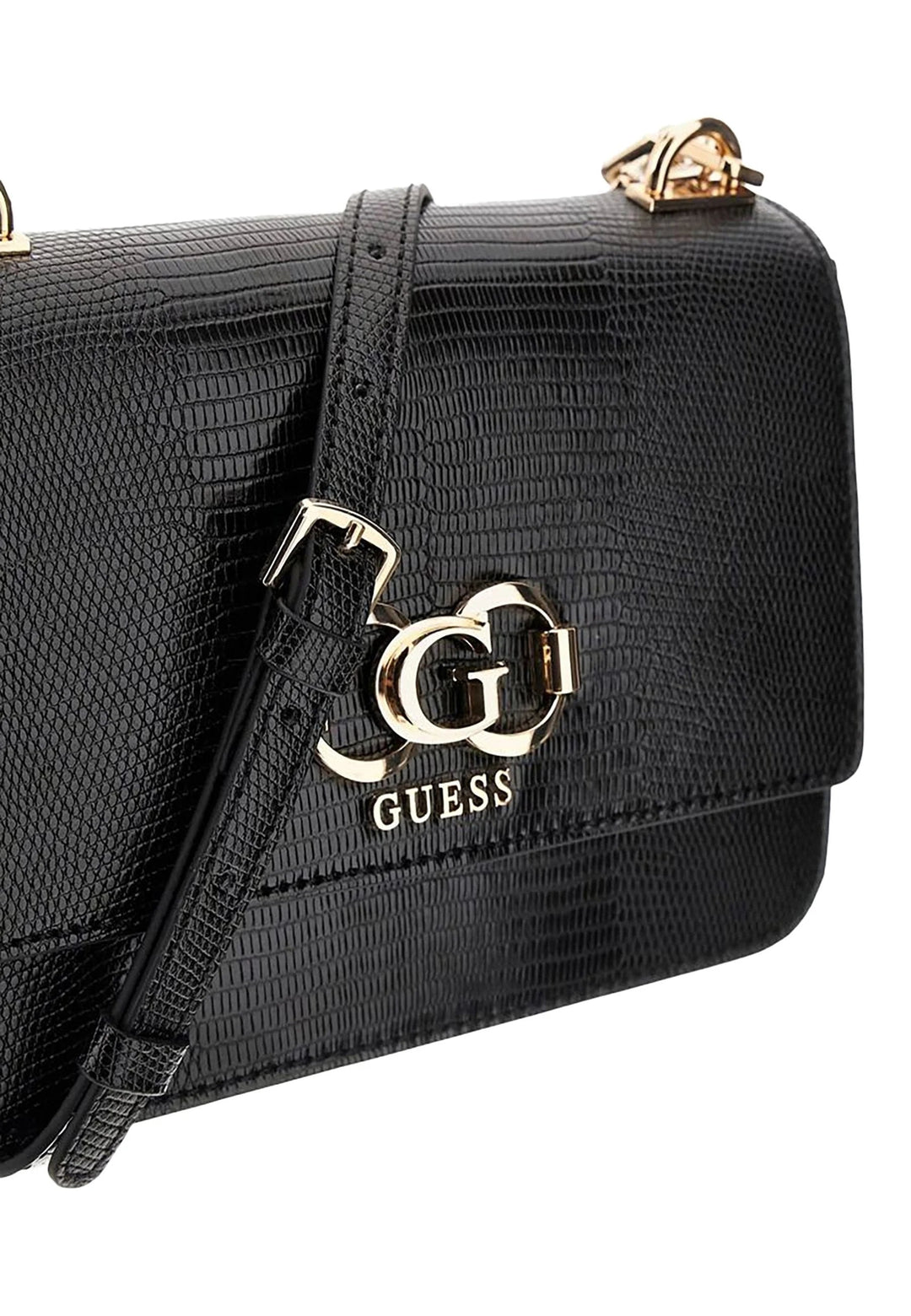 Guess Kabelka přes rameno Anadela 3 Comp Satch Black