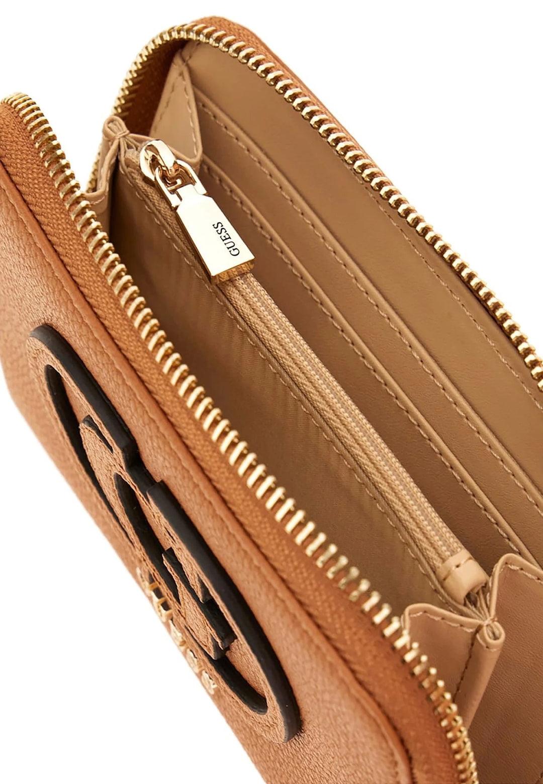 Guess Portafoglio da viaggio / Portafoglio Eco Ali Slg Small Zi Cognac
