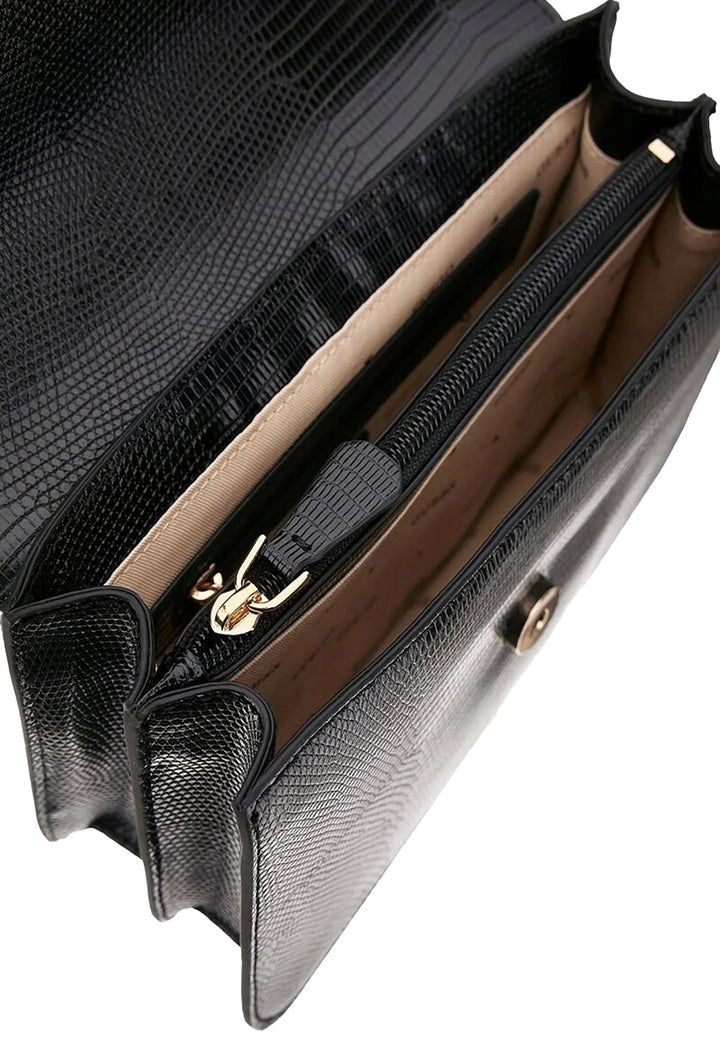 Guess Kabelka přes rameno Anadela 3 Comp Satch Black
