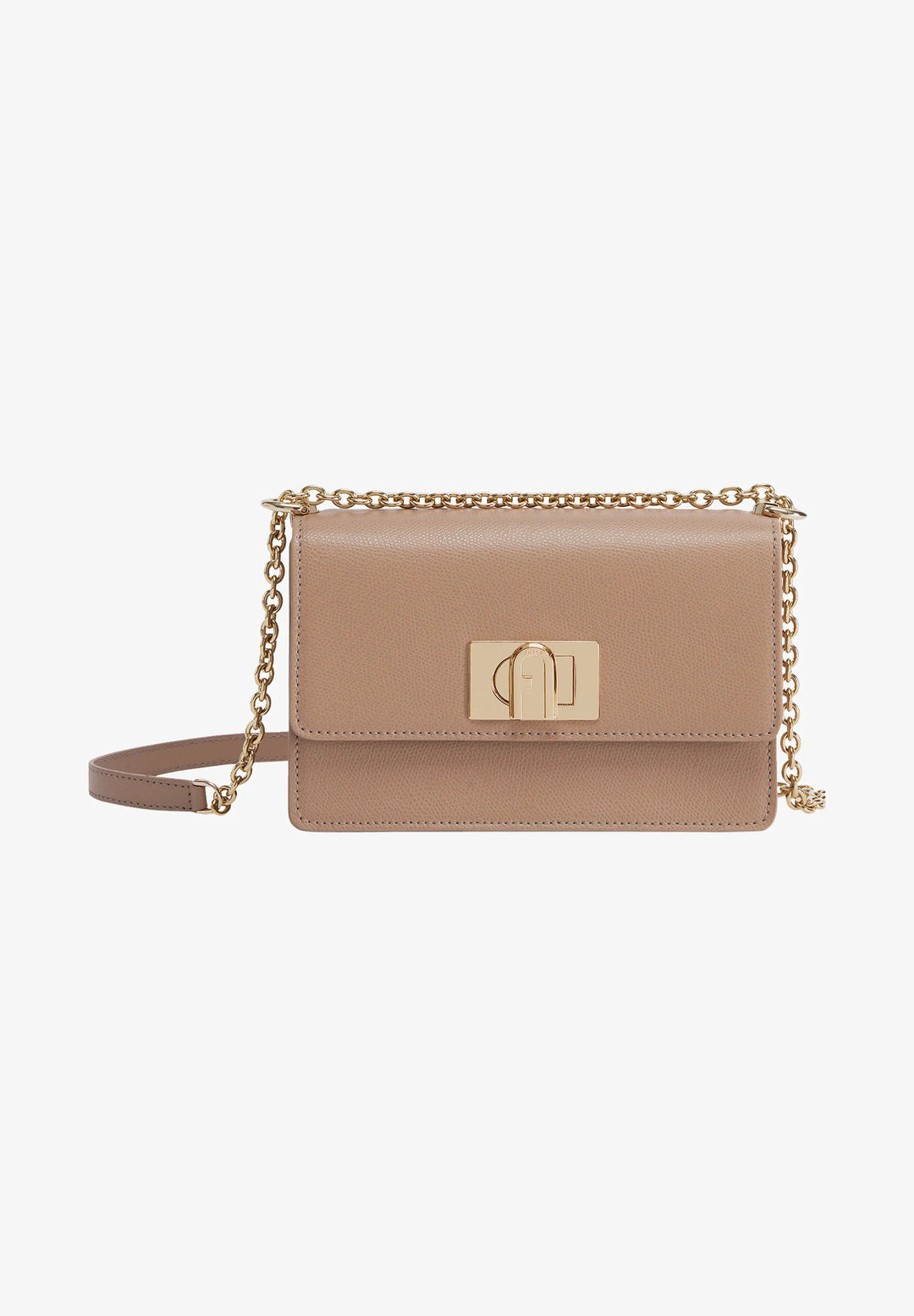 Furla Umhängetasche Mini 1927 Leder Grau