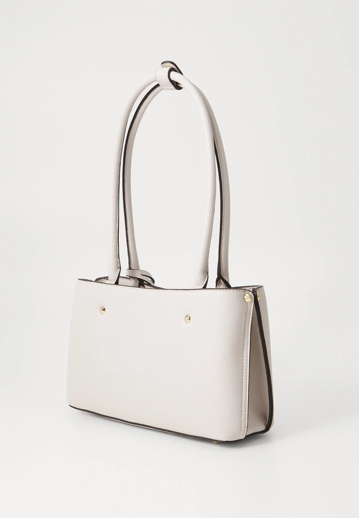 Guess Emiliya Girlfriend S Schëller Crossbody Täsch Ivory BG877809