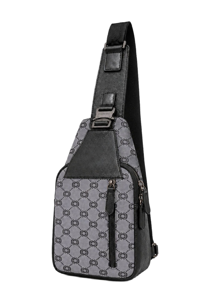 Chabrand Sac Body Icone Toile Gris — vue de dos