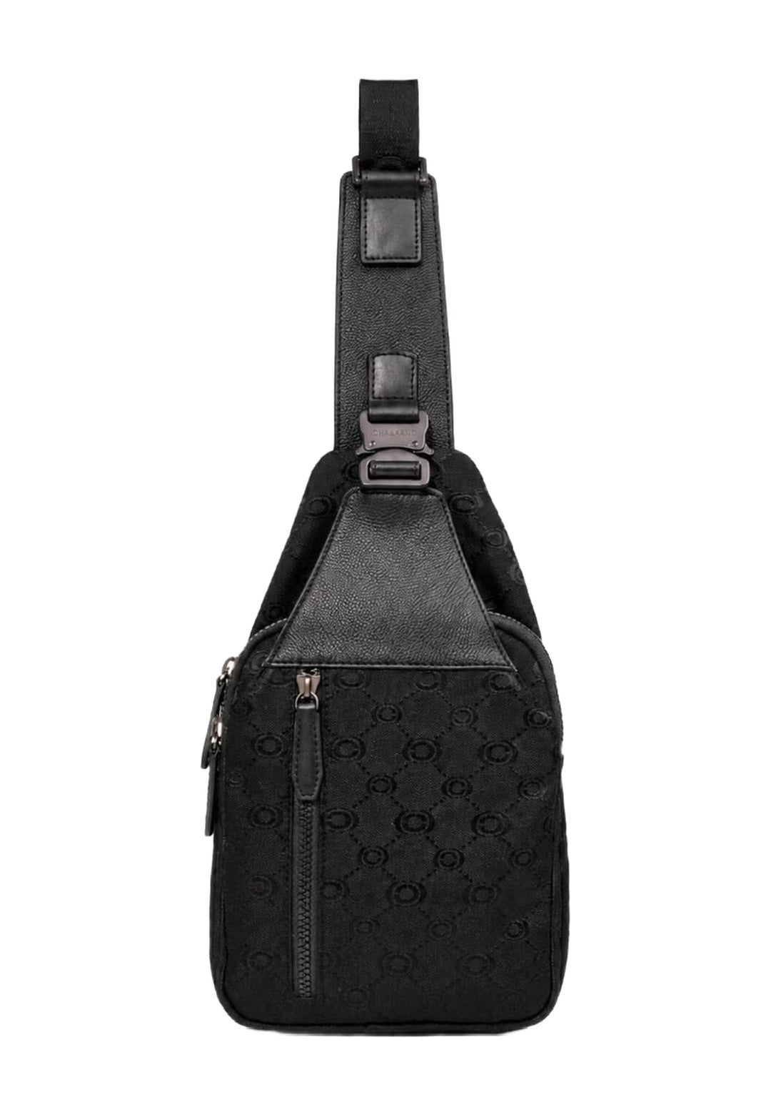 Chabrand Sac Body Icone Toile Noir — vue de face