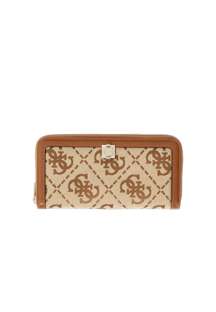 Guess Compagnon Audrey Grand Monogramme Latte Logo — vue vue alternative