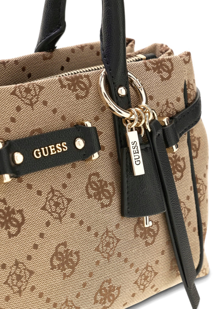 Guess Sac à Main Dorothy Petit Latte Logo/Black — vue vue