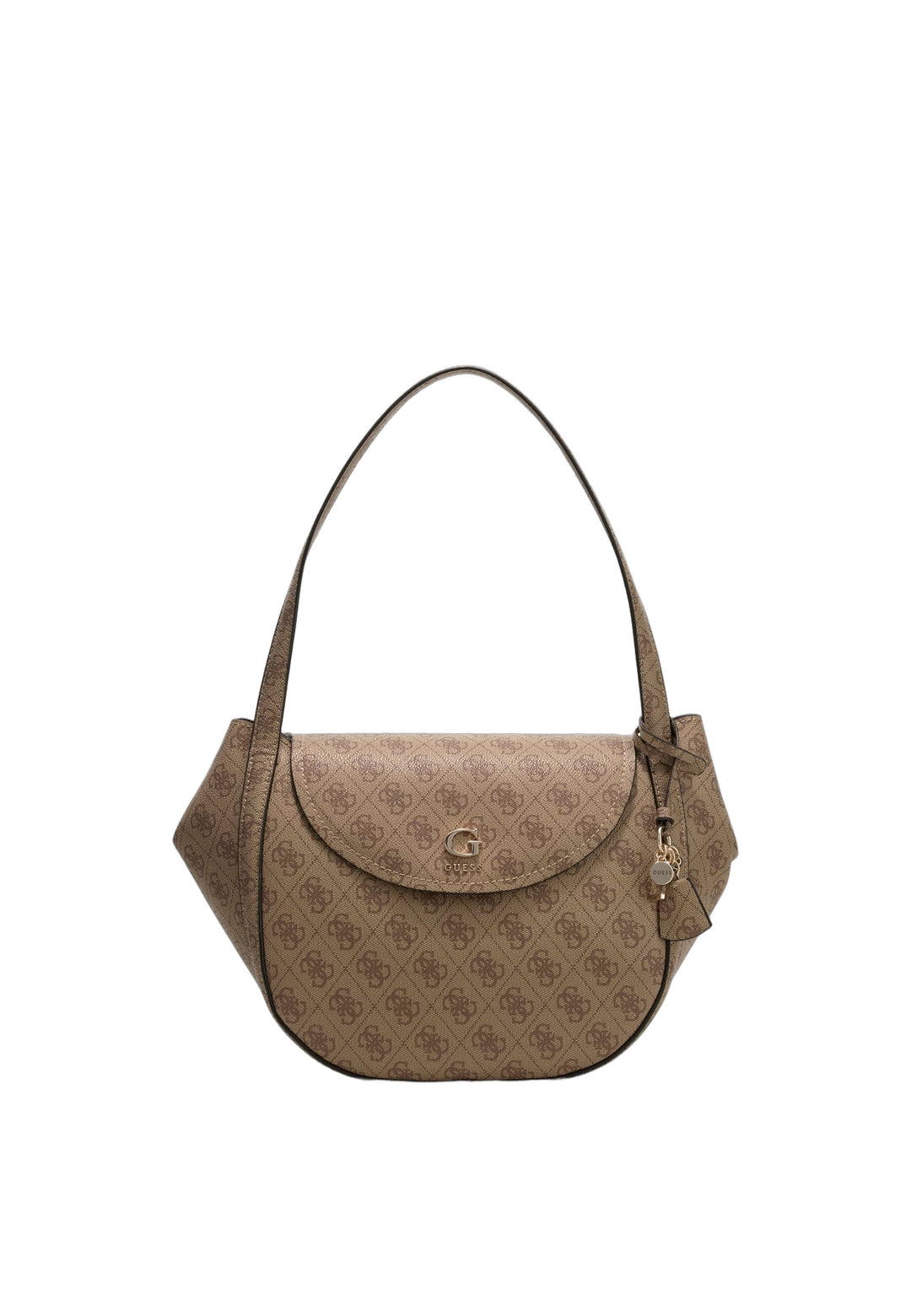 Guess Sac à Rabat Coleen Monogramme Latte Logo — vue de face