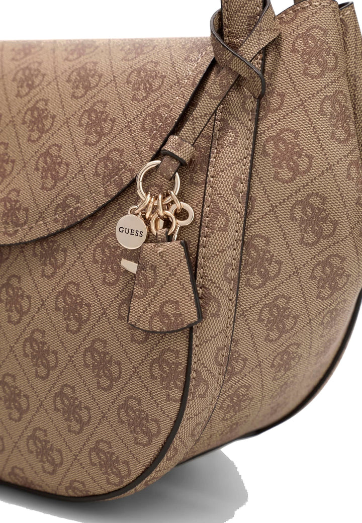 Guess Sac à Rabat Coleen Monogramme Latte Logo — vue vue