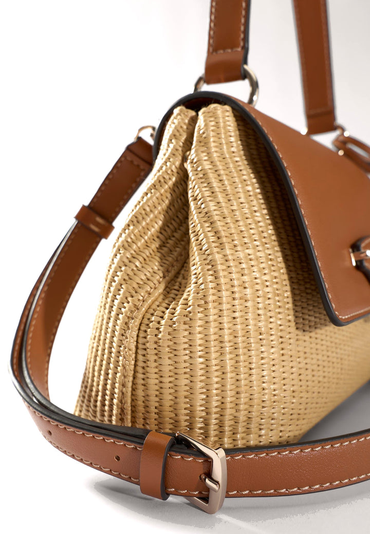 Guess Sac à Rabat Maggie Natural/Caramel — vue vue