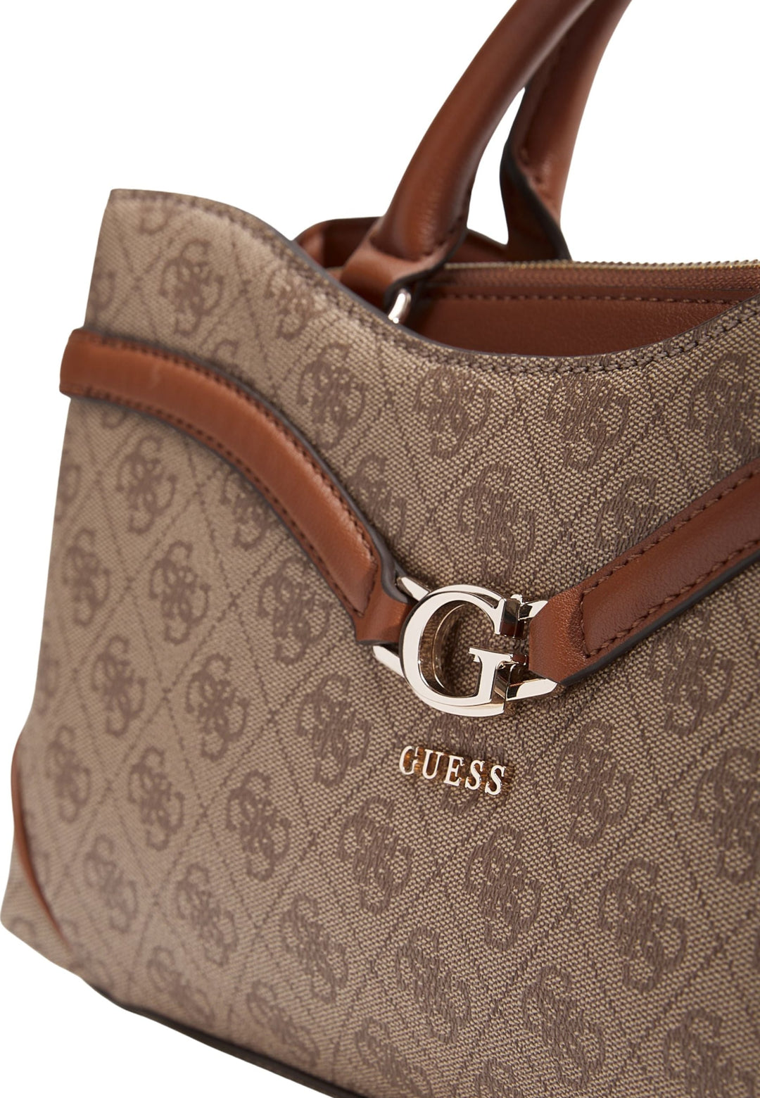 Guess Sac Bandoulière Handbag Latte Logo -- vue 8 sur 9