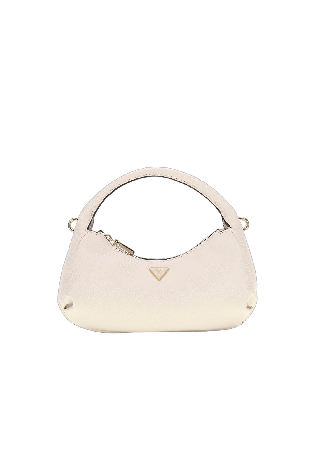 Guess Sac Hobo Gilda Mini Off White — vue de face