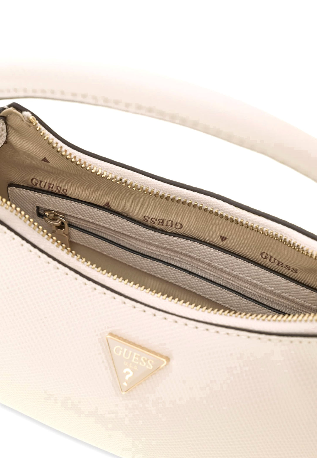 Guess Sac Hobo Gilda Mini Off White — vue vue alternative
