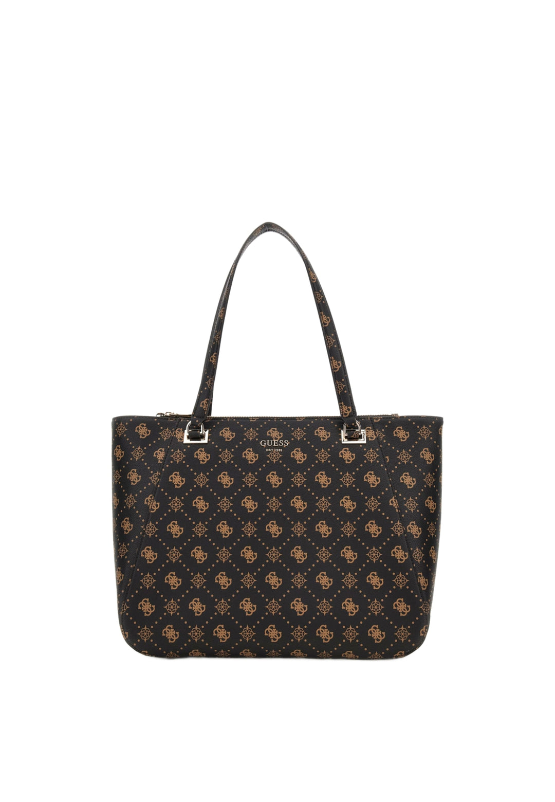 Guess Sac Voyage Calebra Tote Espresso Logo -- vue 1 sur 10