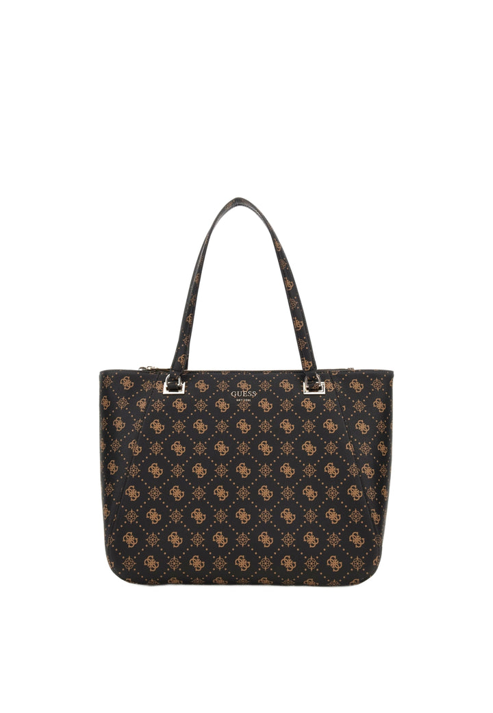 Guess Sac Voyage Calebra Tote Espresso Logo -- vue 1 sur 10