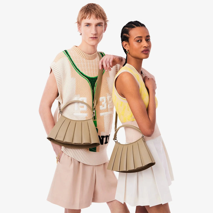 Lacoste Small Lenglen Bag Parade in Naked Leather5011dp - Vídeňec