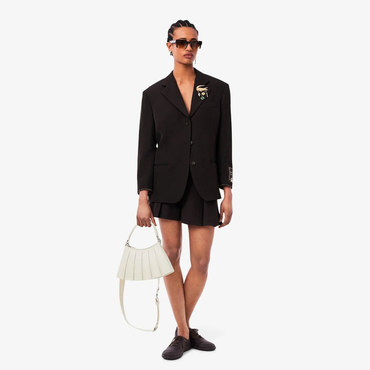 Lacoste Small Lenglen Bag Parade in Naked Leather5011dp - Crystaline
