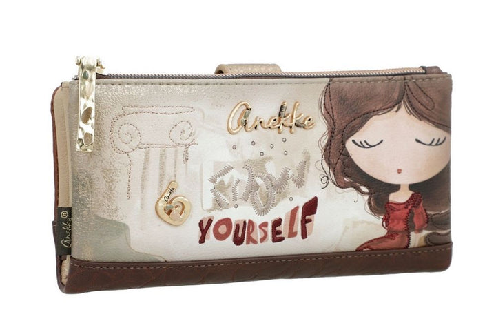 Anekke Grand Porte monnaie Muse Taupe