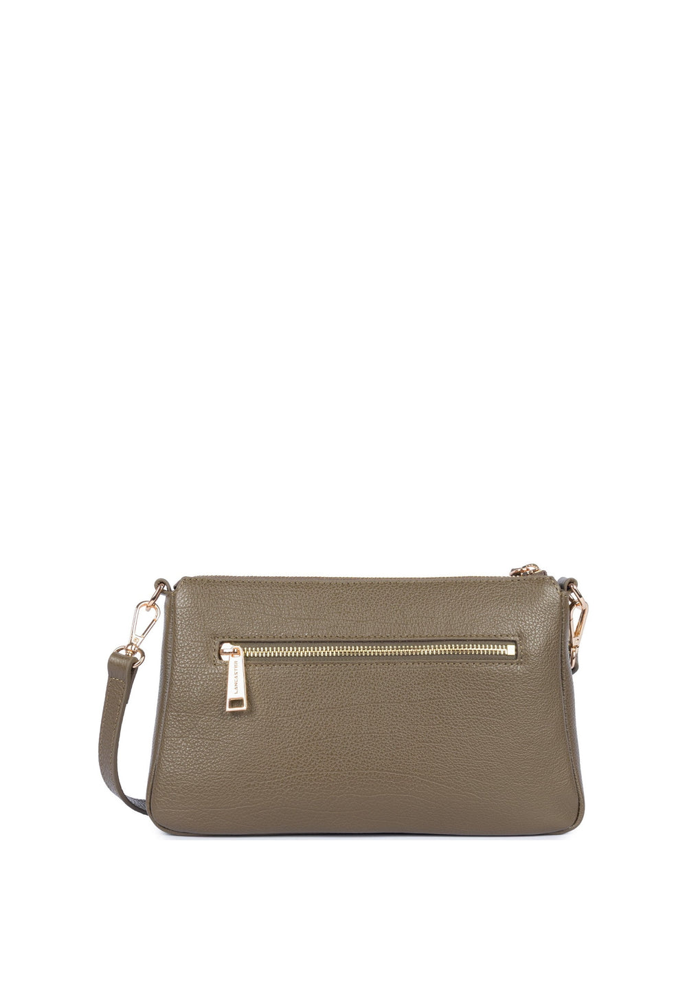 Lancaster Pochette Zippé Dune Kaki — vue de dos