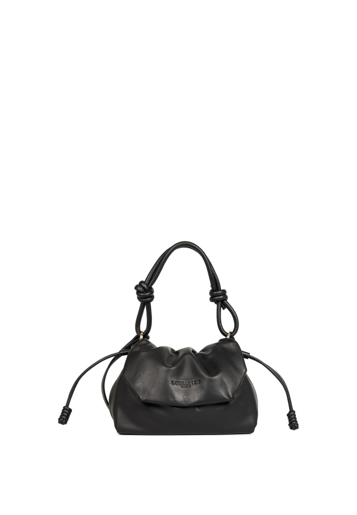 Lancaster Sac besace A rabat aimanté S Lush Noir, vue de face